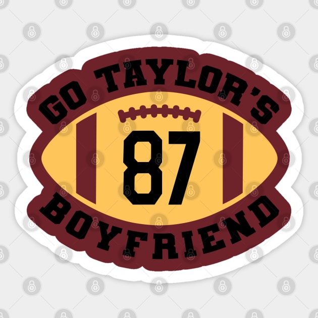 Go Taylors Boyfriend Sticker by Nolinomeg